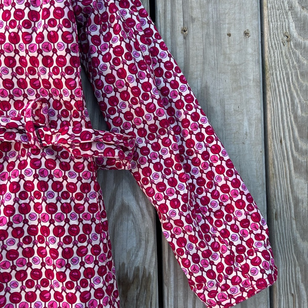 GAP Women’s Small Trench Coat Belted‎ Rosebud Valentines Collar Pockets Y2K - Picture 12 of 15
